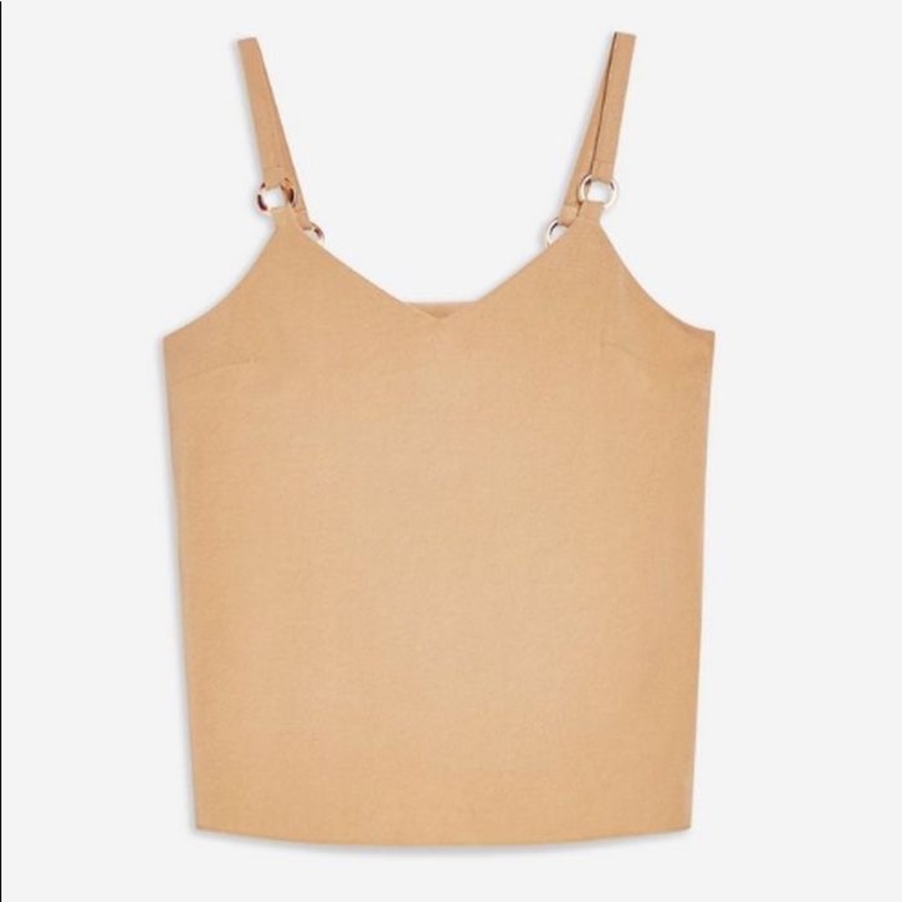Topshop | Tilda Tortoise Shell Ring Tank Top